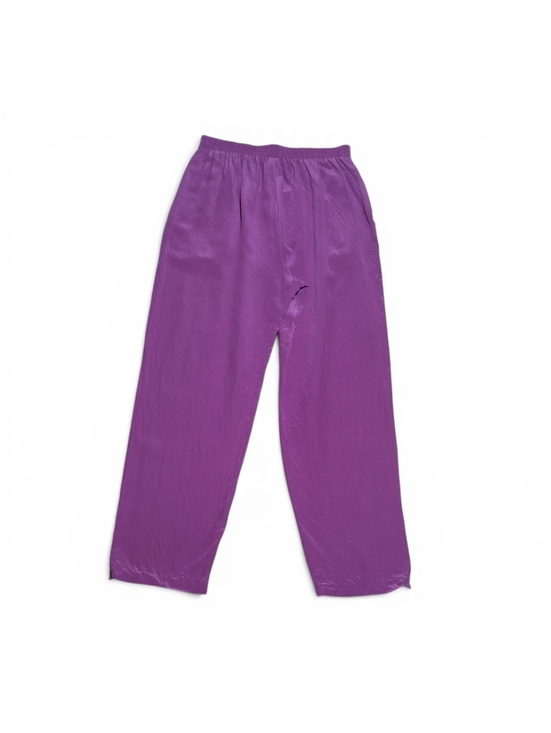 Pants - Vintage Adam Douglass Purple Silk Pants Medium